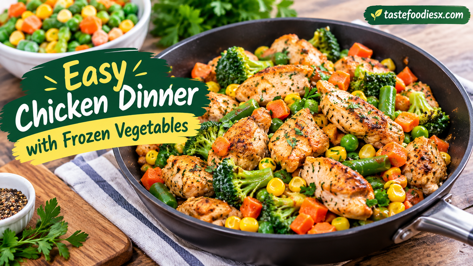 Easy Chicken Dinner With Frozen Vegetables