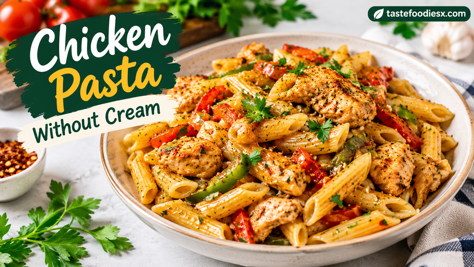 Chicken Pasta Without Cream: Easy, Flavorful Dinner Recipe