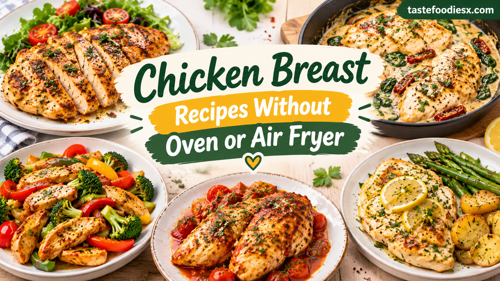 Chicken Breast Recipes Without Oven or Air Fryer