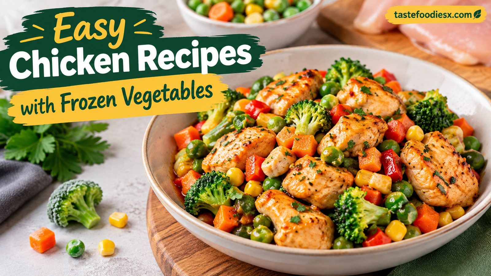 Easy Chicken Recipes With Frozen Vegetables: Simple, Delicious Meals for Busy Days