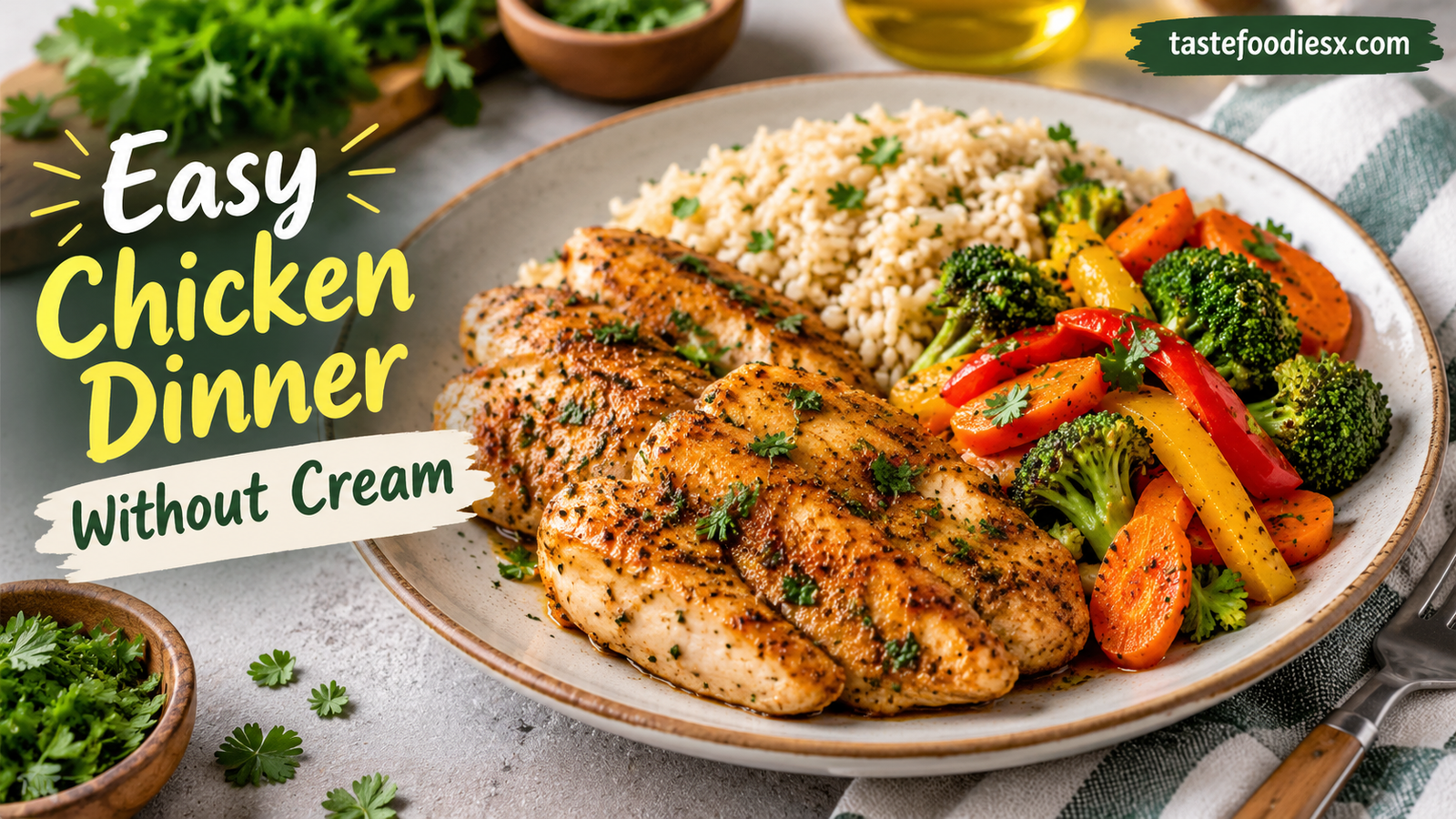 Easy Chicken Dinner Without Cream: Simple, Flavorful Recipes for Busy Nights