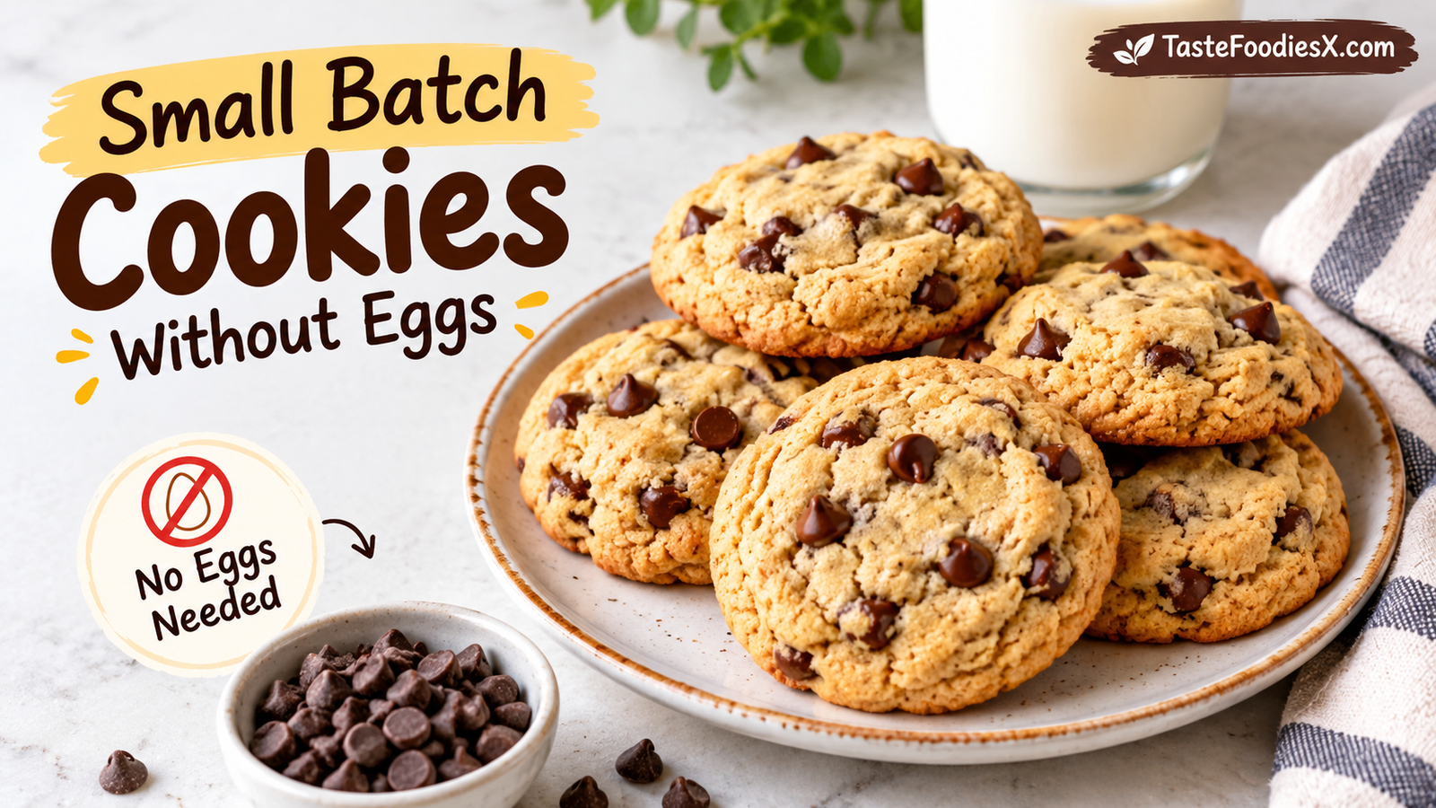 Small Batch Cookies Without Eggs: An Easy Recipe for a Few Perfect Cookies
