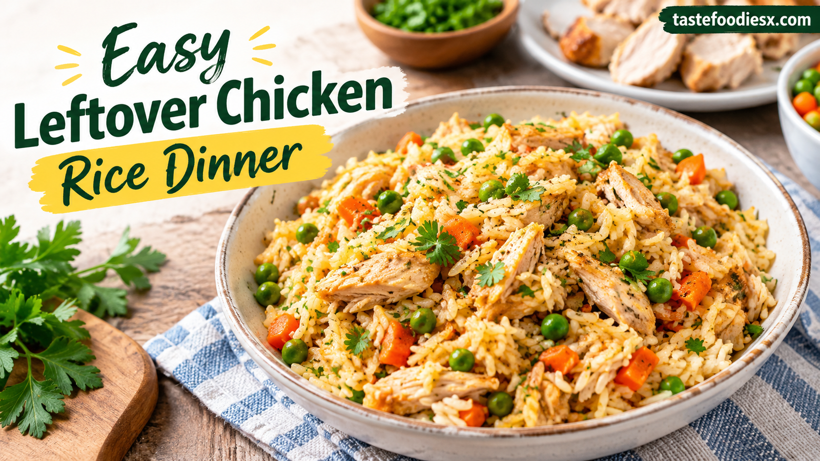 Easy Leftover Chicken Rice Dinner: A Simple, Flavorful Meal for Busy Nights